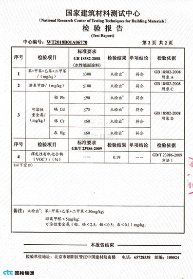 负离子植物原浆-底浆检验报告